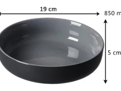 New Ritzenhoff & Breker Jasper Suppenschale 19 cm 4er Set Schwarz