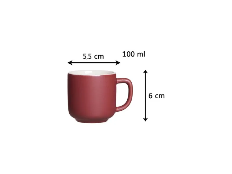 Ritzenhoff & Breker Geschirr<Jasper Espressotasse mit Untertasse 100 ml 4er Set
