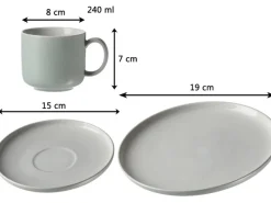 Ritzenhoff & Breker Geschirr<Jasper Kaffeeservice 12-teilig Mint