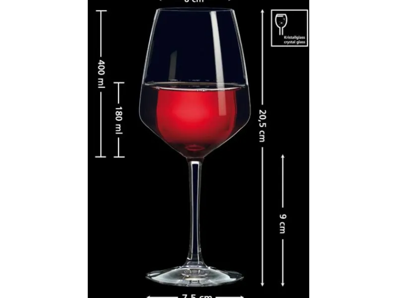 Ritzenhoff & Breker Geschirr<MAMBO Rotweingläser 400 ml 4er Set