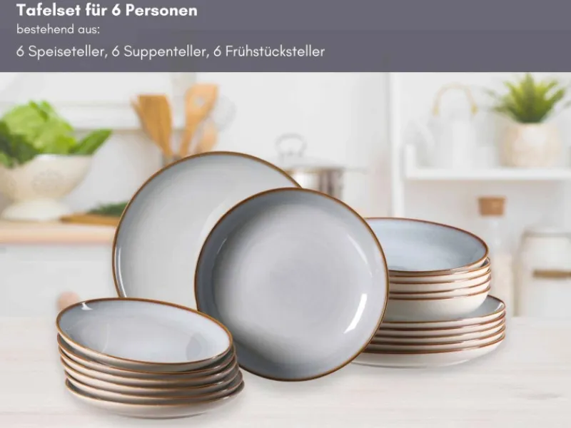 Discount Ritzenhoff & Breker Portofino Teller-Set 18-teilig