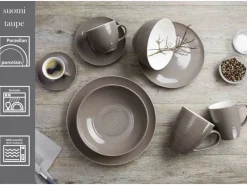 Clearance Ritzenhoff & Breker Suomi Dessertteller 20 cm 6er Set Taupe