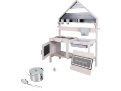 Clearance roba Outdoor Matschküche in Hausoptik aus FSC-zertifiziertem Holz