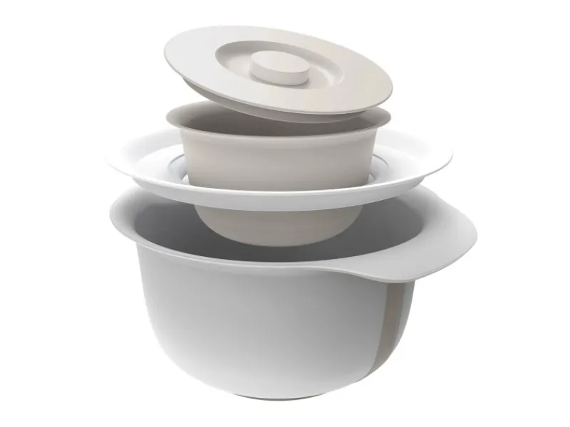 New Rotho Backschüssel-Set Fresh 2-teilig Cool Grey