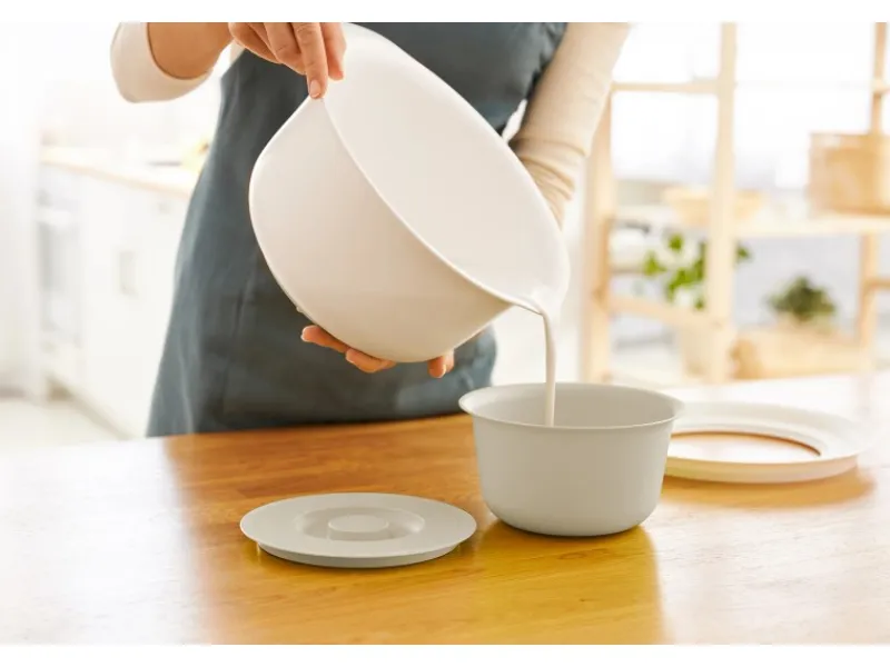 New Rotho Backschüssel-Set Fresh 2-teilig Cool Grey