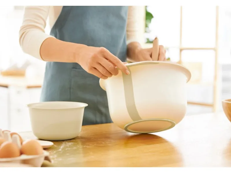 New Rotho Backschüssel-Set Fresh 2-teilig Cool Grey