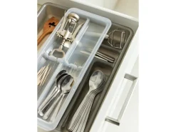 Rotho Küchen-Ordnungssysteme|Besteckkästen<Besteckkasten Basic mit 6 Fächer Topglide Anthrazit