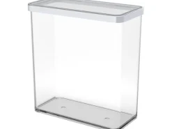 Best Rotho Dose Loft Premium Rechteckig 3,2 l Weiß-Transparent