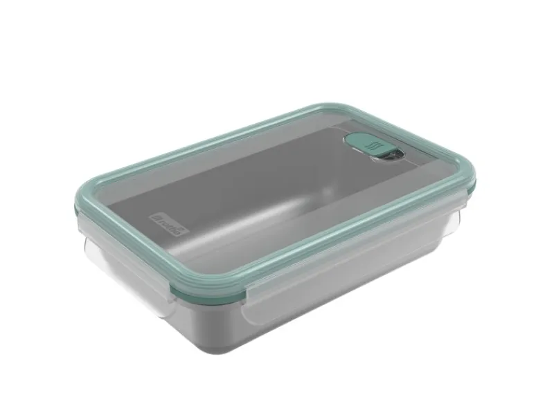 Sale Rotho Frischhaltedose Nala Edelstahl 1 l Mistletoe Green
