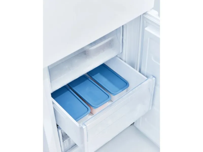 Rotho Gefrierdosen-Set Domino 1,2 l Horizontblau 3-teilig< Vorratsdosen