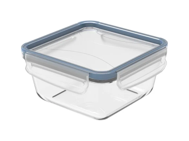 Best Rotho Kühlschrankdose Clic & Lock Glas 0,75 l Horizontblau