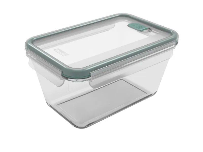 Rotho Kühlschrankdose Nala mit Kunststoffdeckel Glas 2 l Mistletoe Green< Vorratsdosen