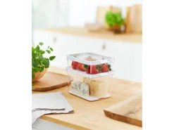 Clearance Rotho Kühlschrankorganizer-Set Cauma Transparent 2-teilig