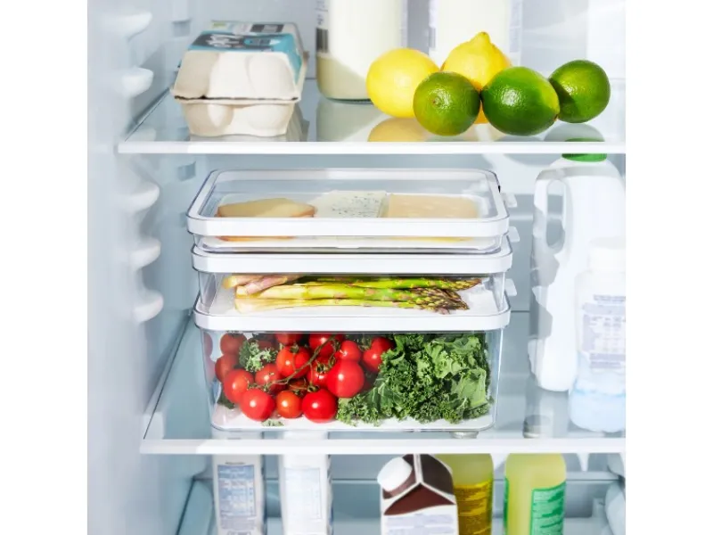 Rotho Küchen-Ordnungssysteme|Kühlschränke<Kühlschrankorganizer-Set Cauma 1,3 l/2,6 l/4,65 l Transparent 3-teilig