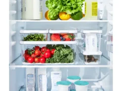 Best Rotho Kühlschrankorganizer-Set Cauma Transparent 5-teilig