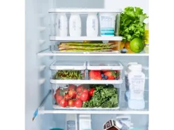 Best Rotho Kühlschrankorganizer-Set Cauma Transparent 5-teilig