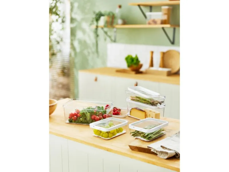 Best Rotho Kühlschrankorganizer-Set Cauma Transparent 5-teilig