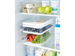 Rotho Kühlschrankorganizer Cauma 2,6 l Weiß< Küchen-Ordnungssysteme