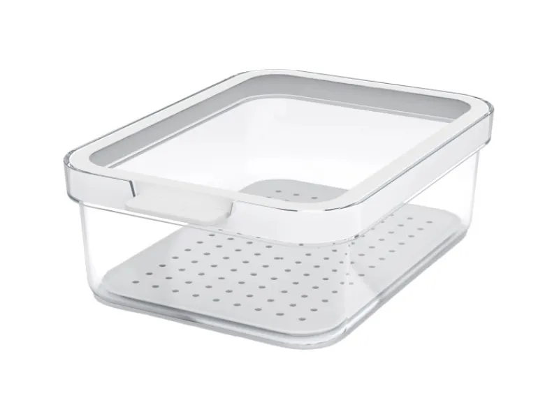 Rotho Küchen-Ordnungssysteme<Kühlschrankorganizer Cauma 1,2 l Weiß