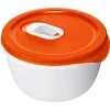 Rotho Küchenhelfer<Mikrowellenschüssel Micro Clever 0,8 l Papaya