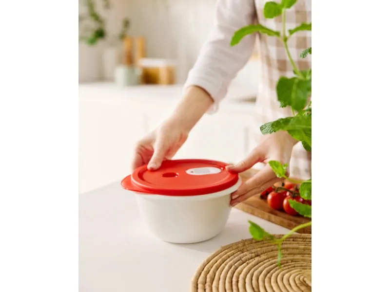 Rotho Küchenhelfer<Mikrowellenschüssel Micro Clever 1,6 l Papaya