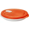 Rotho Mikrowellenteller XL Clever 1,2 l Papaya< Küchenhelfer