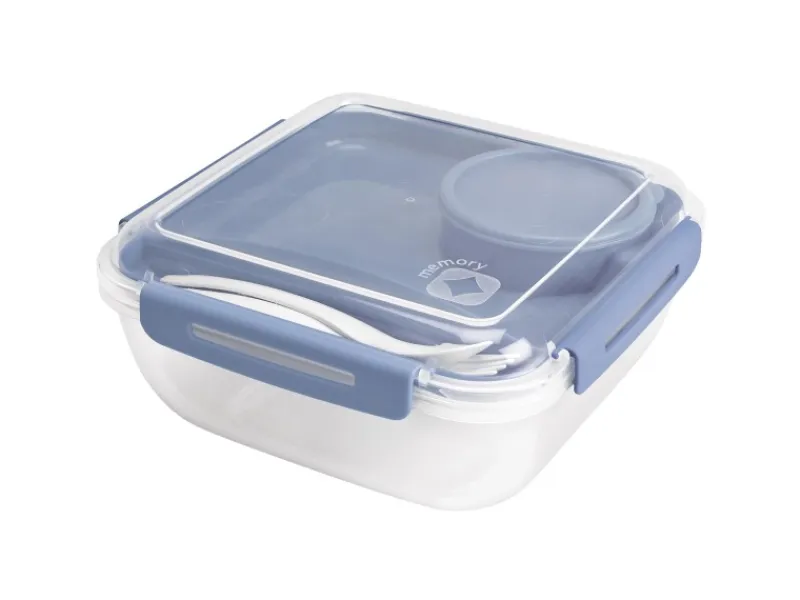 Online Rotho Salatbox B3 Memory 1,7 l Transparent Horizonblau
