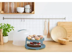 Rotho Küchenhelfer<Tortenglocke mit Trays Fresh XL 26 cm