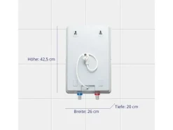 Saniself Warmwasserspeicher<Kleinspeicher OTS-5 Basis Obertisch 5 l