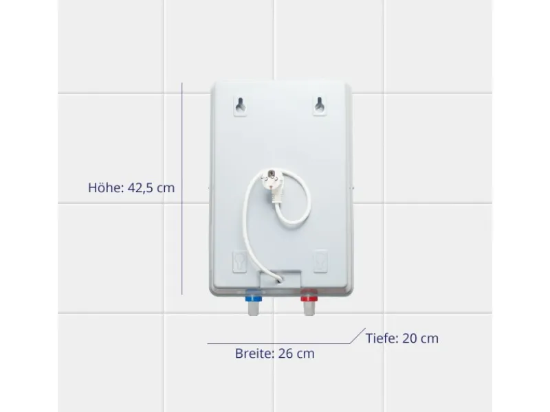Saniself Warmwasserspeicher<Kleinspeicher OTS-5 Basis Obertisch 5 l