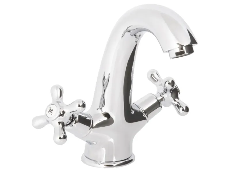 Sanitop-Wingenroth Wasserhahn Zweigriffmischer Athenas Chrom< Einhebelmischer