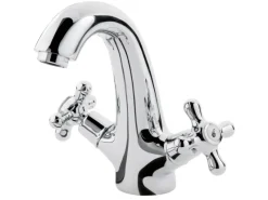 Sanitop-Wingenroth Wasserhahn Zweigriffmischer Athenas Chrom< Einhebelmischer