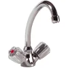 Discount Sanitop-Wingenroth Zweigriff-Waschbeckenarmatur Standard Plus Chrom