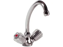 Discount Sanitop-Wingenroth Zweigriff-Waschbeckenarmatur Standard Plus Chrom