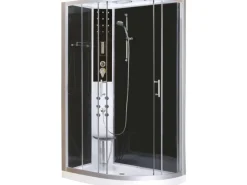 Sale Sanotechnik Komplettduschkabine Vario links 215 cm x 120 cm x 80 cm