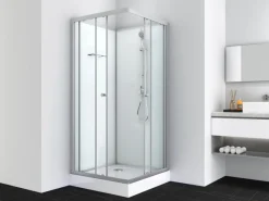 Sanotechnik Einhebelmischer<Komplettdusche Eck Forte 1 Chromoptik