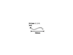 Discount S-Auslauf 24,1 mm (G 3/4) x 150 mm