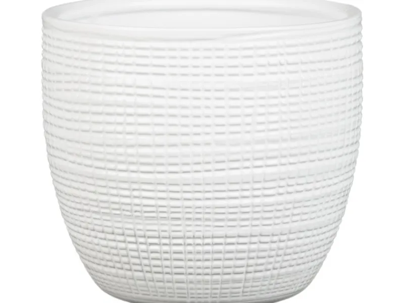 Scheurich Übertopf 866 Ø 22 cm Panna Weiß