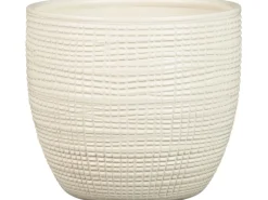 Outlet Scheurich Übertopf 866 Ø 16 cm Vainilla Weiß