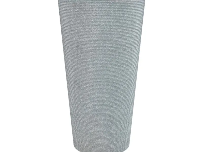 Outlet Scheurich Pflanzgefäß Cana High Ø 28,5 cm x 55 cm Stony Grey Grau