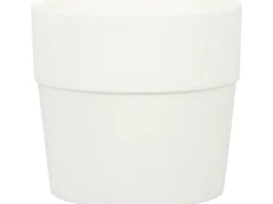 Scheurich Töpfe<Pflanzgefäß Groove Ø 38 cm Bianco hochwertiger Kunststoff
