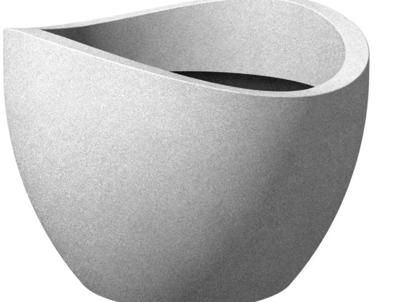 Scheurich Pflanzgefäß Wave Globe Ø 30 cm Stony-Grey< Töpfe