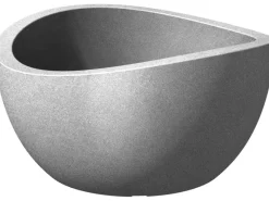 Scheurich Pflanzschale Wave Globe Bowl Ø 39 cm Stony Grey< Töpfe