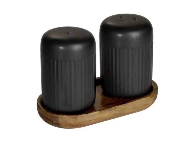 Discount Schöner Wohnen Salz- & Pfefferstreuer Refia 75 ml Schwarz 2 Stück