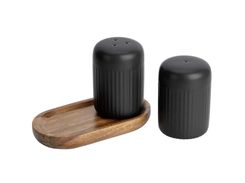 Discount Schöner Wohnen Salz- & Pfefferstreuer Refia 75 ml Schwarz 2 Stück
