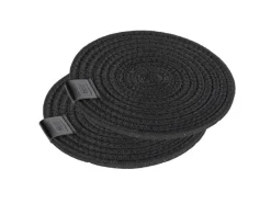 Schöner Wohnen Topfuntersetzer-Set Svea Ø 20 cm Schwarz 2 Stück< Küchenhelfer
