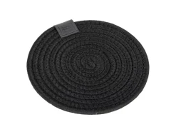 Schöner Wohnen Topfuntersetzer-Set Svea Ø 20 cm Schwarz 2 Stück< Küchenhelfer