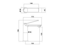 Schöner Wohnen Kollektion Schöner Wohnen Waschtischarmatur Viola Auslaufhöhe 13,5 cm< Einhebelmischer