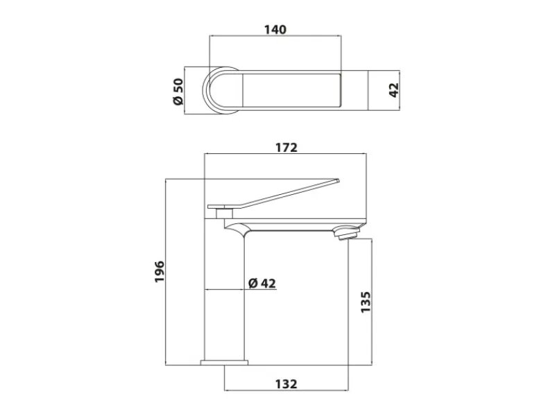 Schöner Wohnen Kollektion Schöner Wohnen Waschtischarmatur Viola Auslaufhöhe 13,5 cm< Einhebelmischer