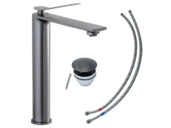 Schöner Wohnen Kollektion Schöner Wohnen Waschtischarmatur Viola Auslaufhöhe 24 cm Industrial< Einhebelmischer